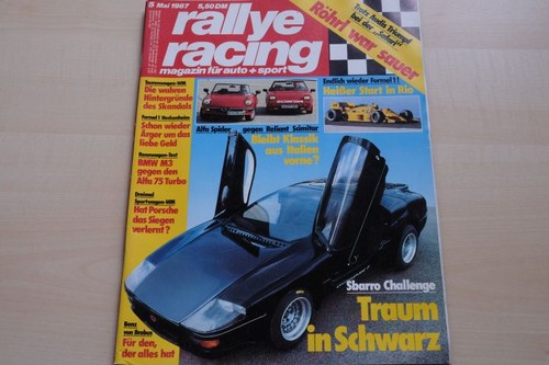 Rallye racing 1987 - racing, 05/1987