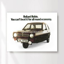 RELIANT ROBIN Auto Werbung