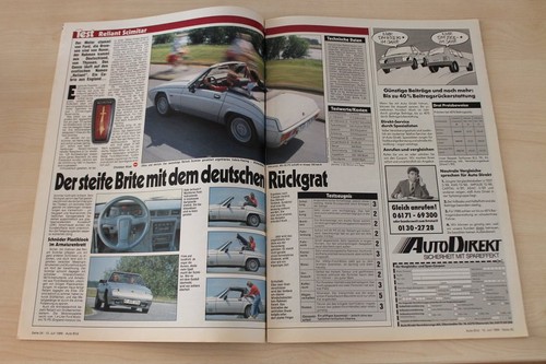 Auto bild 1989 reliant - auto,